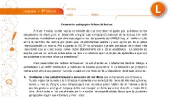 La hora de lectura La hora de lectura