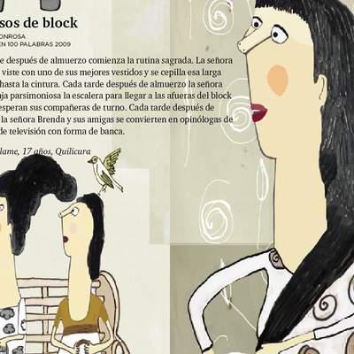 Imagen para microcuento "Famosos de block" Imagen para microcuento "Famosos de block"