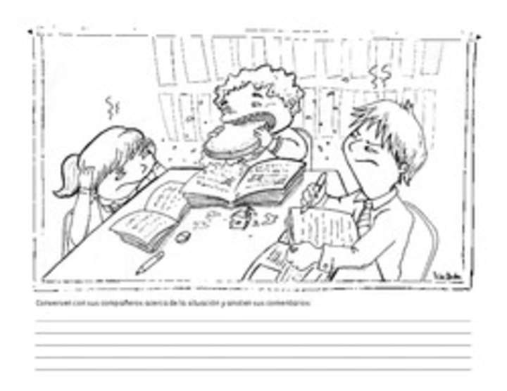 Comportamiento en biblioteca Comportamiento en biblioteca