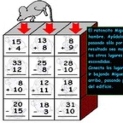 Cálculo mental de adiciones y sustracciones (I) Cálculo mental de adiciones y sustracciones (I)