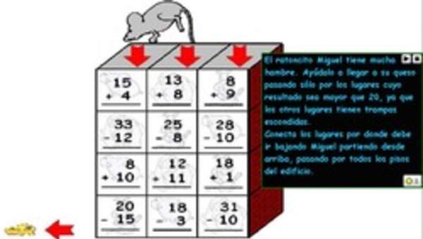 Cálculo mental de adiciones y sustracciones (I) Cálculo mental de adiciones y sustracciones (I)