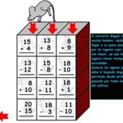 Cálculo mental de adiciones y sustracciones (II) Cálculo mental de adiciones y sustracciones (II)