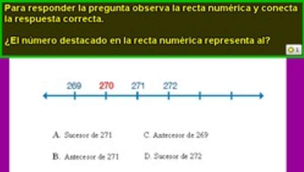 Encontrar el antecesor de un número (I) Encontrar el antecesor de un número (I)