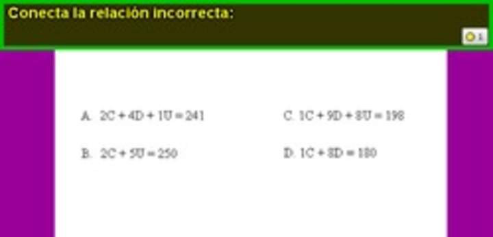 Identificar un número dada la cantidad de unidades, decenas y centenas que posee Identificar un número dada la cantidad de unidades, decenas y centenas que posee