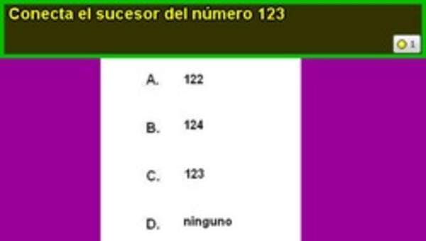Encontrar el sucesor de un número (II) Encontrar el sucesor de un número (II)