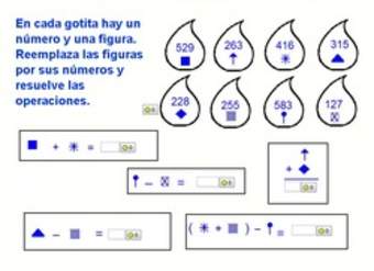 Reemplazar símbolos por valores numéricos para sumar o restar Reemplazar símbolos por valores numéricos para sumar o restar