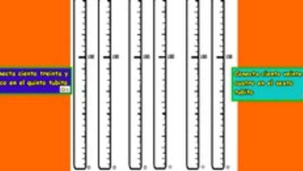 Leer y representar números en forma simbólica utilizando tubos (I) Leer y representar números en forma simbólica utilizando tubos (I)