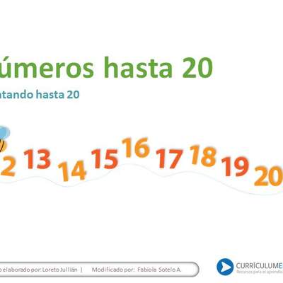 Contar hasta el 20 Contar hasta el 20