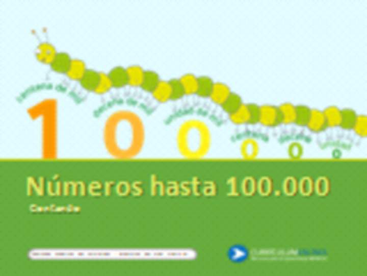Números hasta el 100000.Contando Números hasta el 100000.Contando