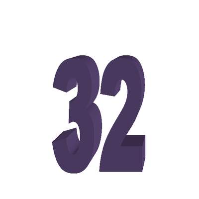 Número treinta y dos Número treinta y dos