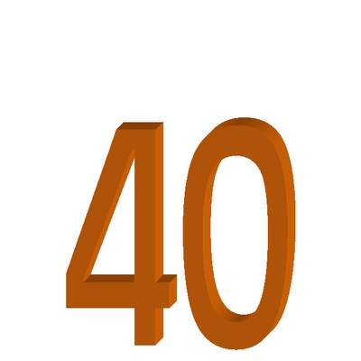 Número cuarenta Número cuarenta