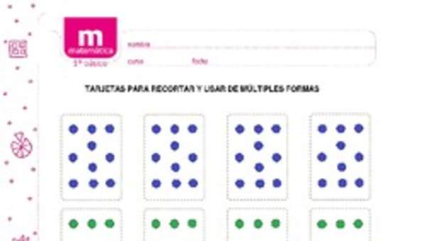 Tarjetas con puntos para recortar y usar de múltiples formas