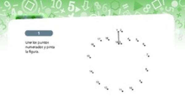 Dibujar siguiendo la secuencia numérica 2 Dibujar siguiendo la secuencia numérica 2