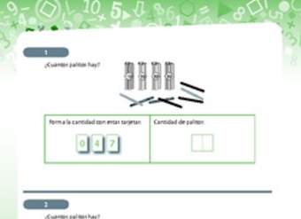 Resolución de problemas de adición, escritura y completar series Resolución de problemas de adición, escritura y completar series