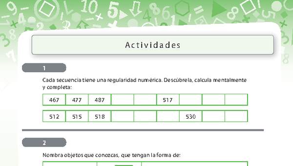 Identificar número de caras, aristas y vértices de cuerpos geométricos Identificar número de caras, aristas y vértices de cuerpos geométricos