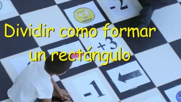 Dividir como formar un rectángulo Dividir como formar un rectángulo