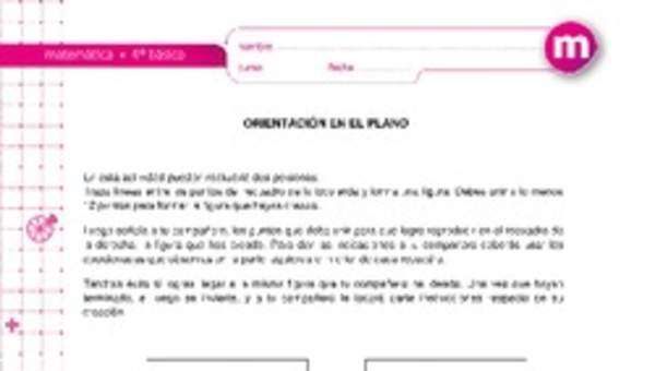 Juego: orientación en el plano Juego: orientación en el plano