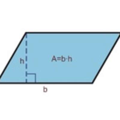 Área de un paralelogramo Área de un paralelogramo