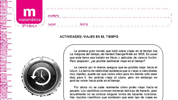 Viajes en el tiempo Viajes en el tiempo