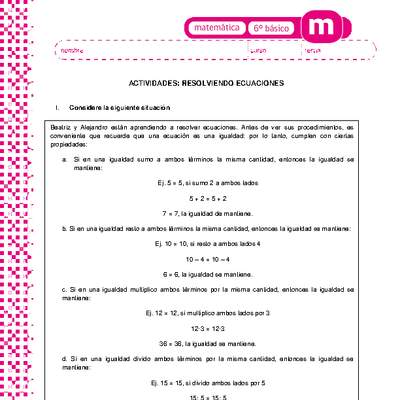 Resolviendo ecuaciones Resolviendo ecuaciones