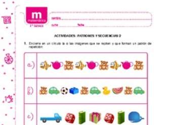 Patrones y secuencias 2 Patrones y secuencias 2