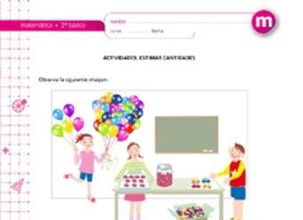 Estimar cantidades Estimar cantidades