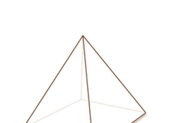 Pirámide de base cuadrada Pirámide de base cuadrada