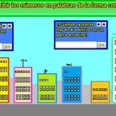 Cuenta ventanas edificio y escribe números en palabras (II) Cuenta ventanas edificio y escribe números en palabras (II)