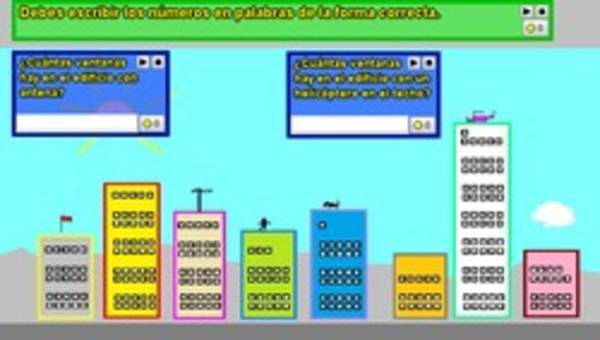 Cuenta ventanas edificio y escribe números en palabras (IV) Cuenta ventanas edificio y escribe números en palabras (IV)