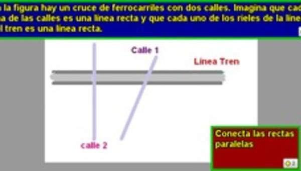 Reconocer rectas paralelas (I) Reconocer rectas paralelas (I)