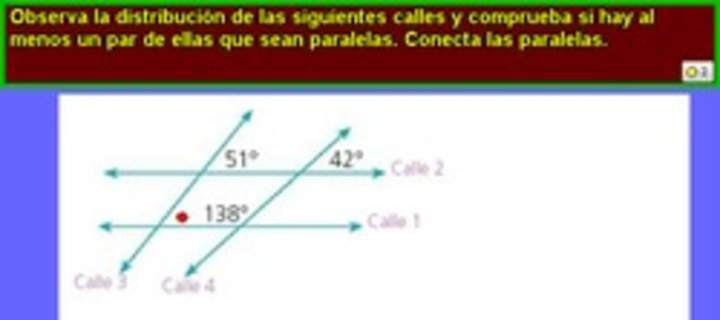 Reconocer rectas paralelas (II) Reconocer rectas paralelas (II)