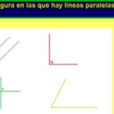 Identificar figuras con líneas paralelos Identificar figuras con líneas paralelos