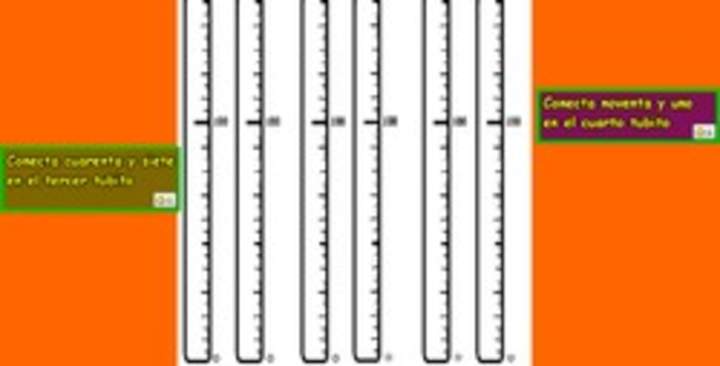 Leer y representar números en forma simbólica utilizando tubos Leer y representar números en forma simbólica utilizando tubos