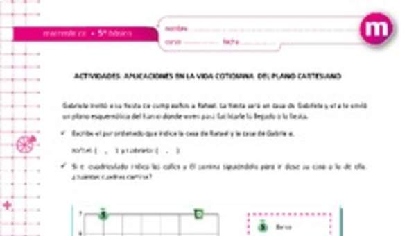 Aplicaciones en la vida cotidiana del plano cartesiano Aplicaciones en la vida cotidiana del plano cartesiano