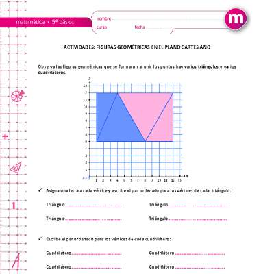 Figuras geométricas en el plano cartesiano Figuras geométricas en el plano cartesiano