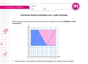 Figuras geométricas en el plano cartesiano Figuras geométricas en el plano cartesiano