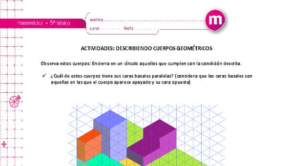 Describiendo cuerpos geométricos Describiendo cuerpos geométricos