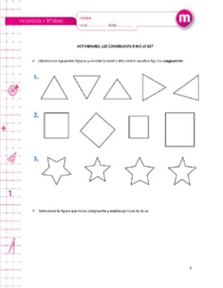¿Es congruente o no lo es? ¿Es congruente o no lo es?