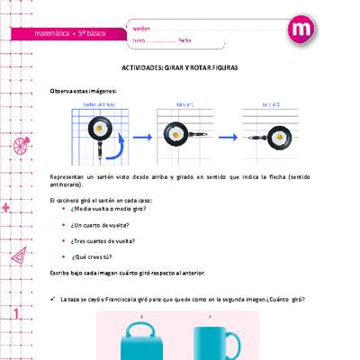 Girar y rotar figuras Girar y rotar figuras