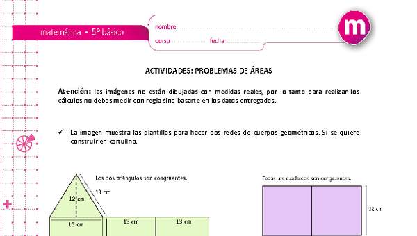 Problemas de áreas Problemas de áreas