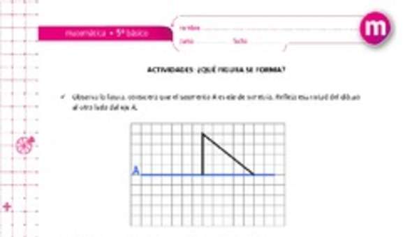 ¿Qué figura se forma? ¿Qué figura se forma?