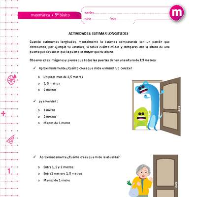 Estimar longitudes Estimar longitudes