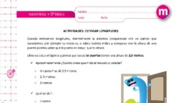 Estimar longitudes Estimar longitudes