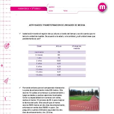 Transformación de unidades de medida (II) Transformación de unidades de medida (II)