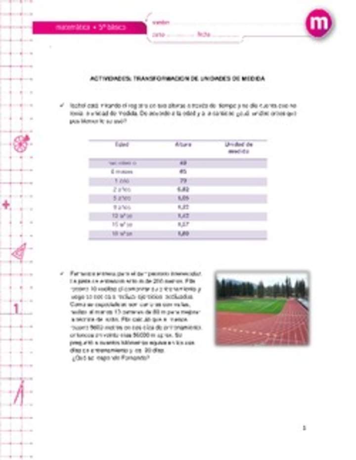 Transformación de unidades de medida (II) Transformación de unidades de medida (II)