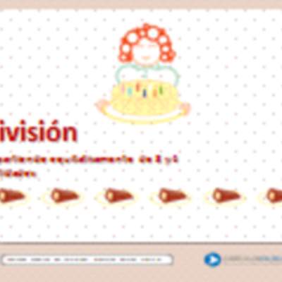 División. Repartiendo equitativamente en 3 y 4 cantidades División. Repartiendo equitativamente en 3 y 4 cantidades