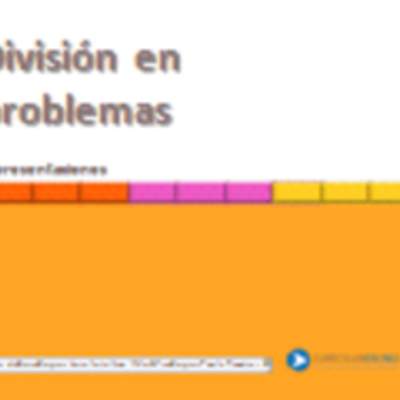 División en problemas, representaciones División en problemas, representaciones
