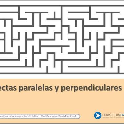 Rectas paralelas y perpendiculares Rectas paralelas y perpendiculares