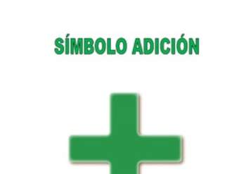 Símbolo adición Símbolo adición