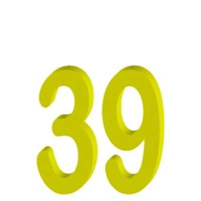 Número treinta y nueve Número treinta y nueve